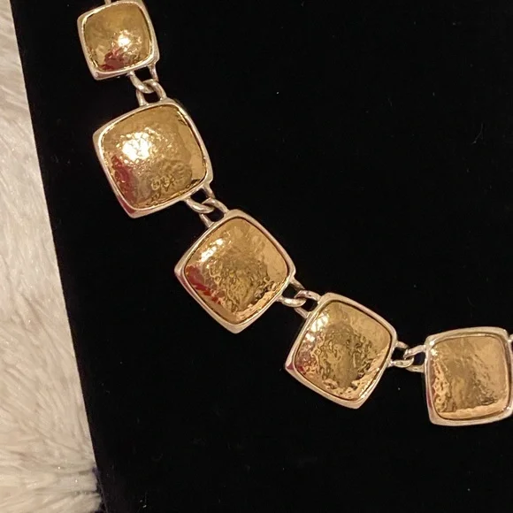 Gold and Silver tone Necklace - Picture 3 of 3